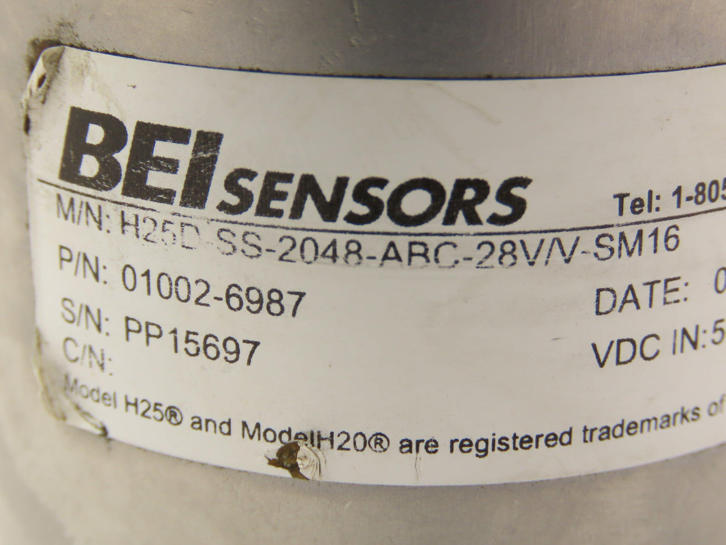 BEI Sensors H25D-SS-2048-ABC-28V/V-SM16 Rotary Encoder 7-Pin 5-28VDC