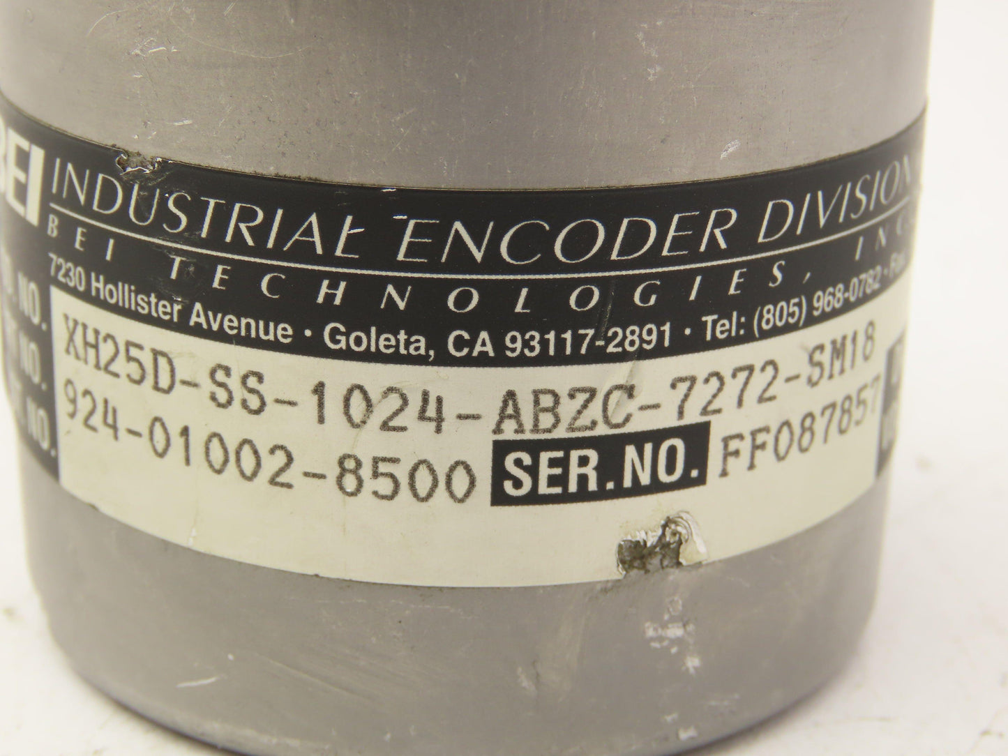 BEI Sensors XH25D-SS-1024-ABZC-7272-SM18 Rotary Encoder 10-Pin 5-28VDC