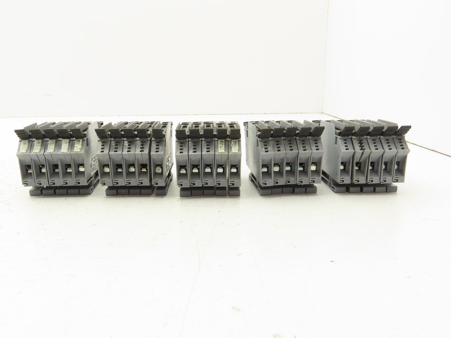 Morsettitalia S10H EURO S10-5H DIN Rail Terminal Block Fuse Holder 30A Lot of 25
