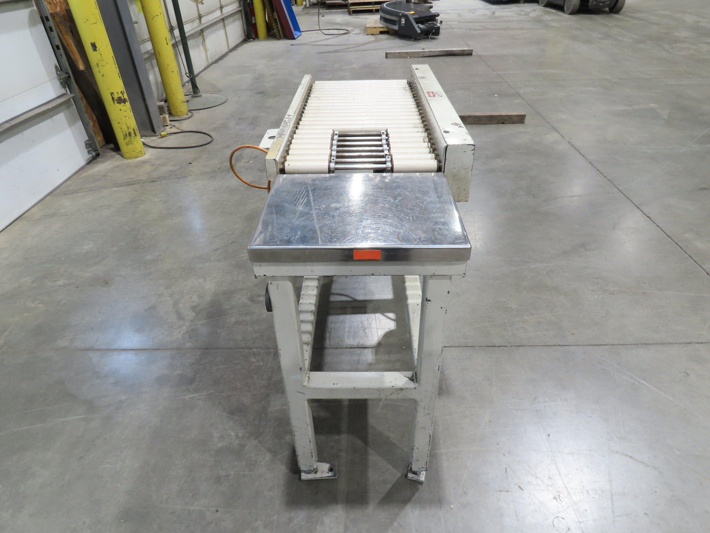 Buhrt 20"x 50"L Plastic Roller Conveyor 16"BF 80 FPM Chain Drive 460V