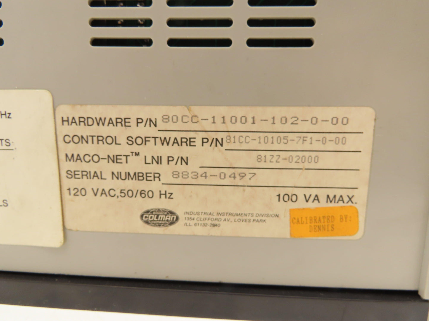 Barber Colman 80CC-11001-102-0-00 Sequence Module Maco 8000 120/240VAC