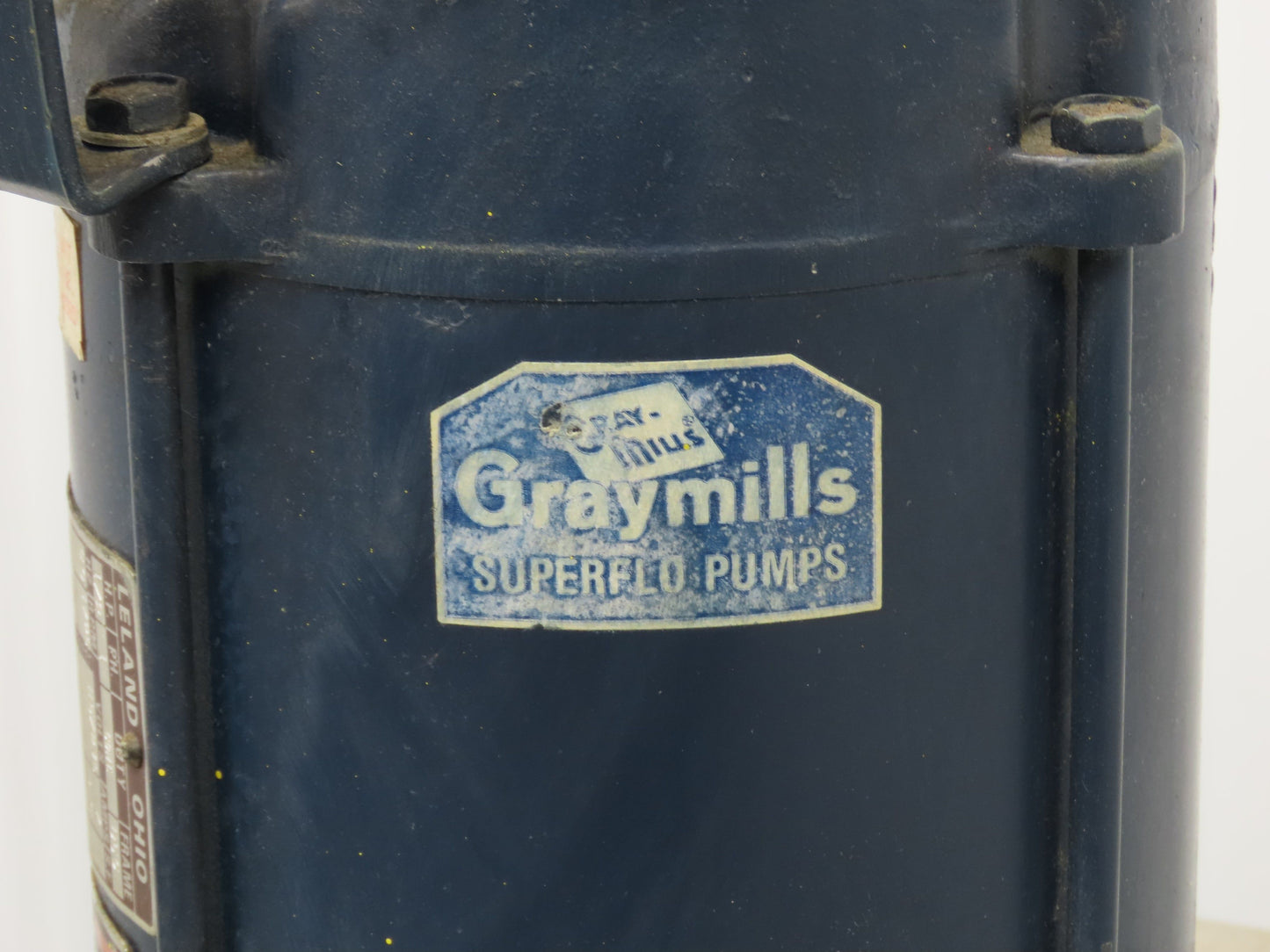 Graymills Superflo Vertical Centrifugal Pump 12 Gal Pail 1/2Hp 115V/230V 1PH