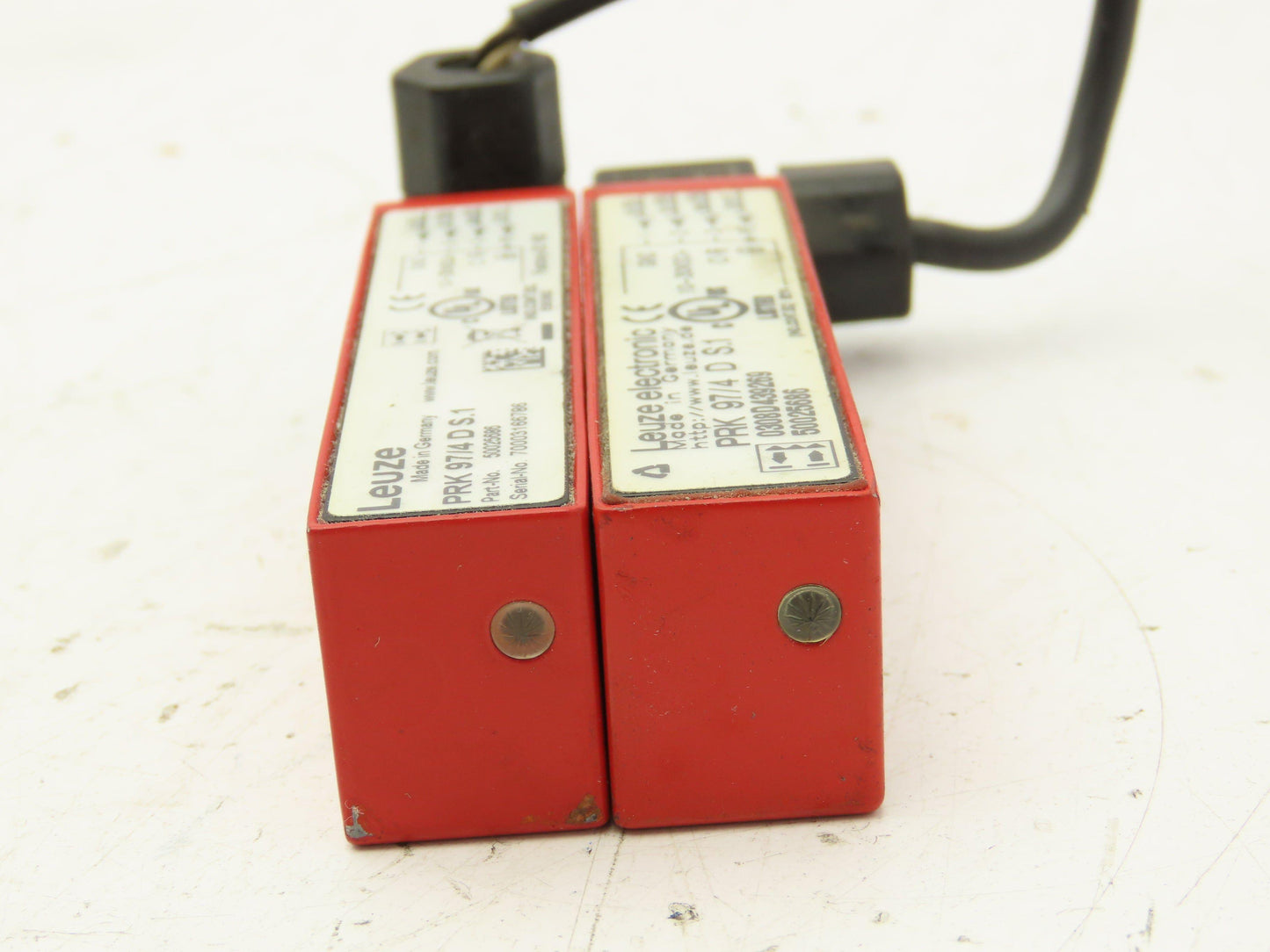 Leuze PRK 97/4 D S.1 Photoelectric Sensor 10-30VDC Lot of 2