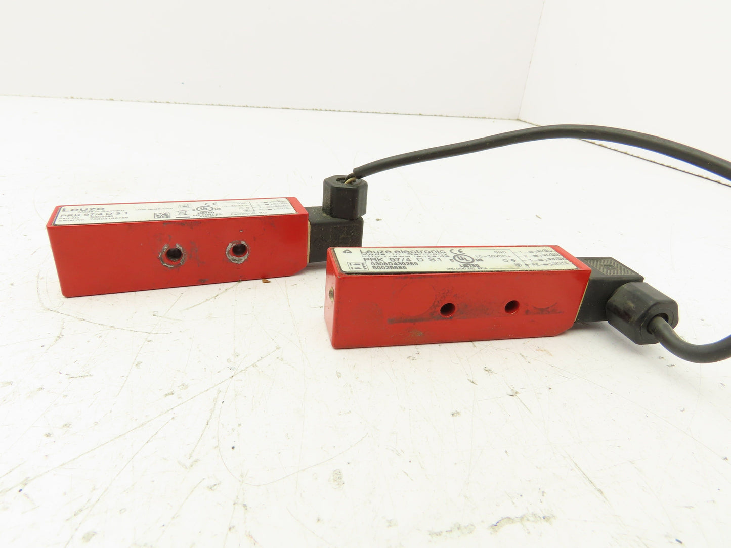 Leuze PRK 97/4 D S.1 Photoelectric Sensor 10-30VDC Lot of 2