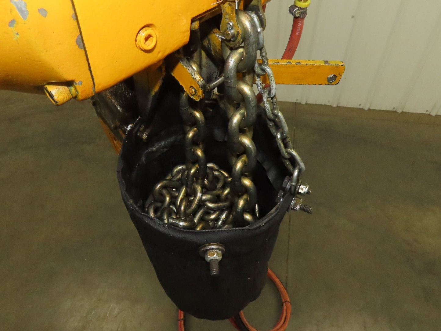 Ingersoll Rand HL2000 2 Ton 4000Lb Pneumatic Air Hoist 16' Lift w/Power Trolley