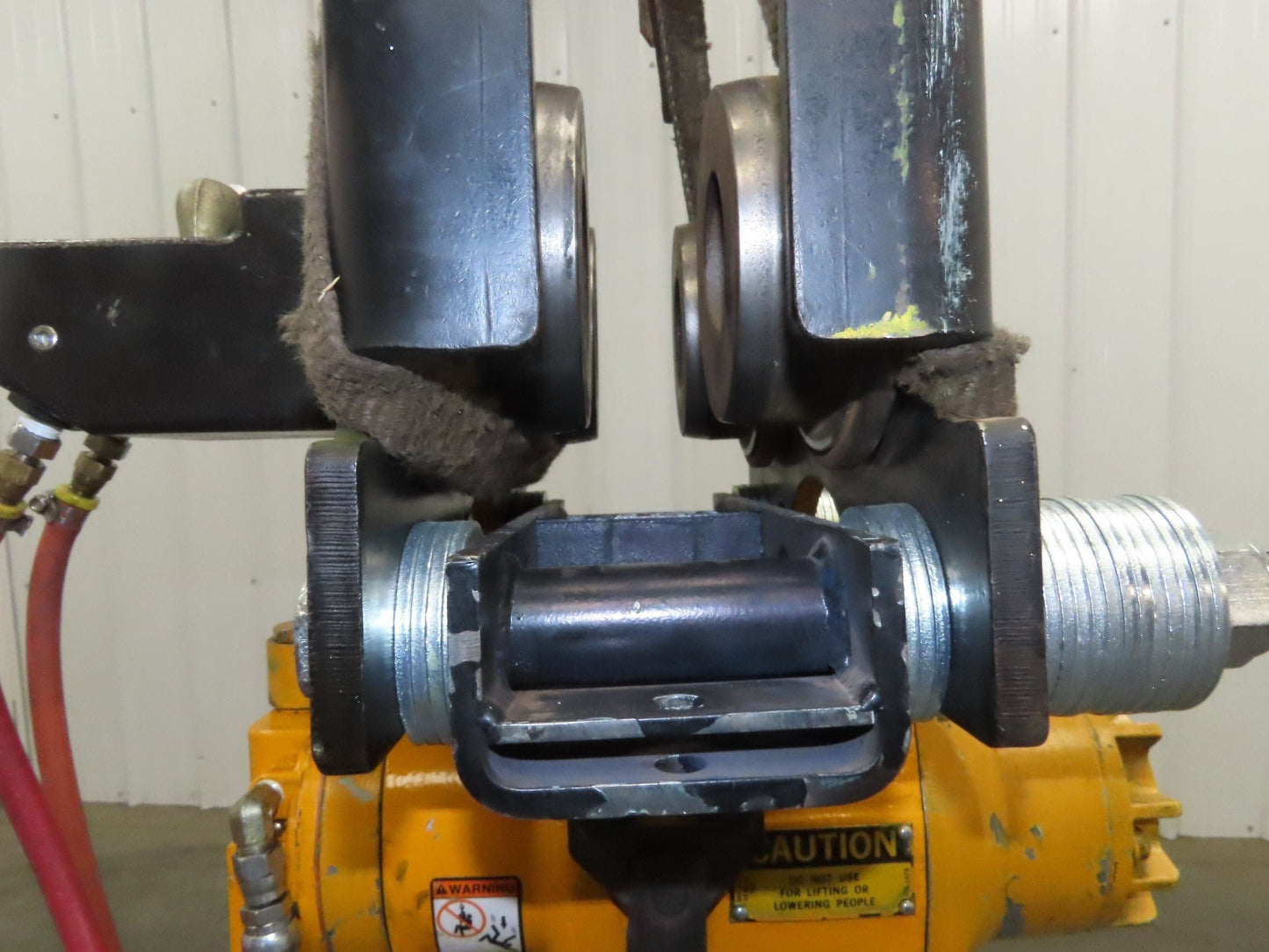 Ingersoll Rand HL2000 2 Ton 4000Lb Pneumatic Air Hoist 16' Lift w/Power Trolley