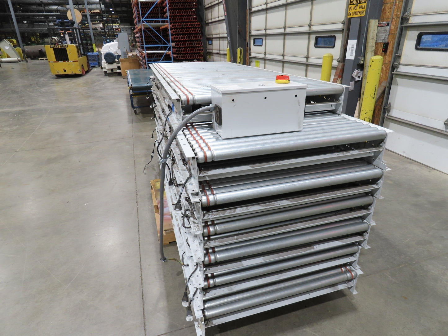 Hytrol 190E24 40"x 68' Accumulation Roller Conveyor 37"BF 24V O-Ring Drive E24i