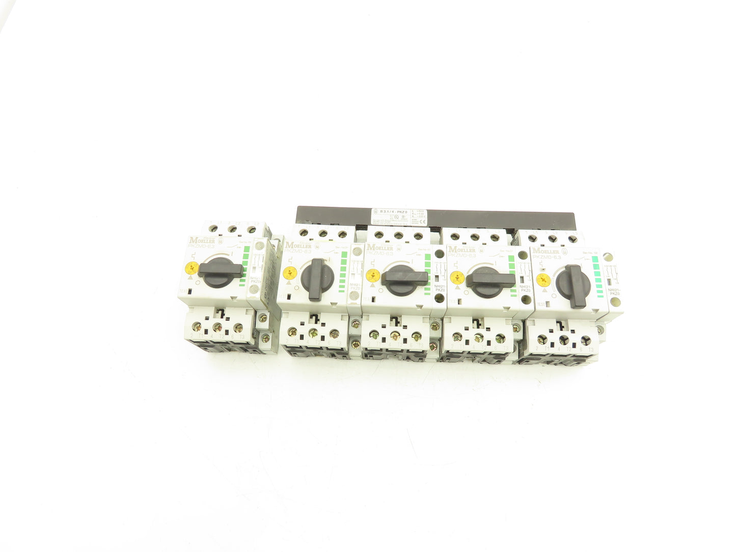 Moeller PKZMO63 PKZM0-6.3 Manual Motor Starter 6.3A 600VAC 3PH Lot Of 5