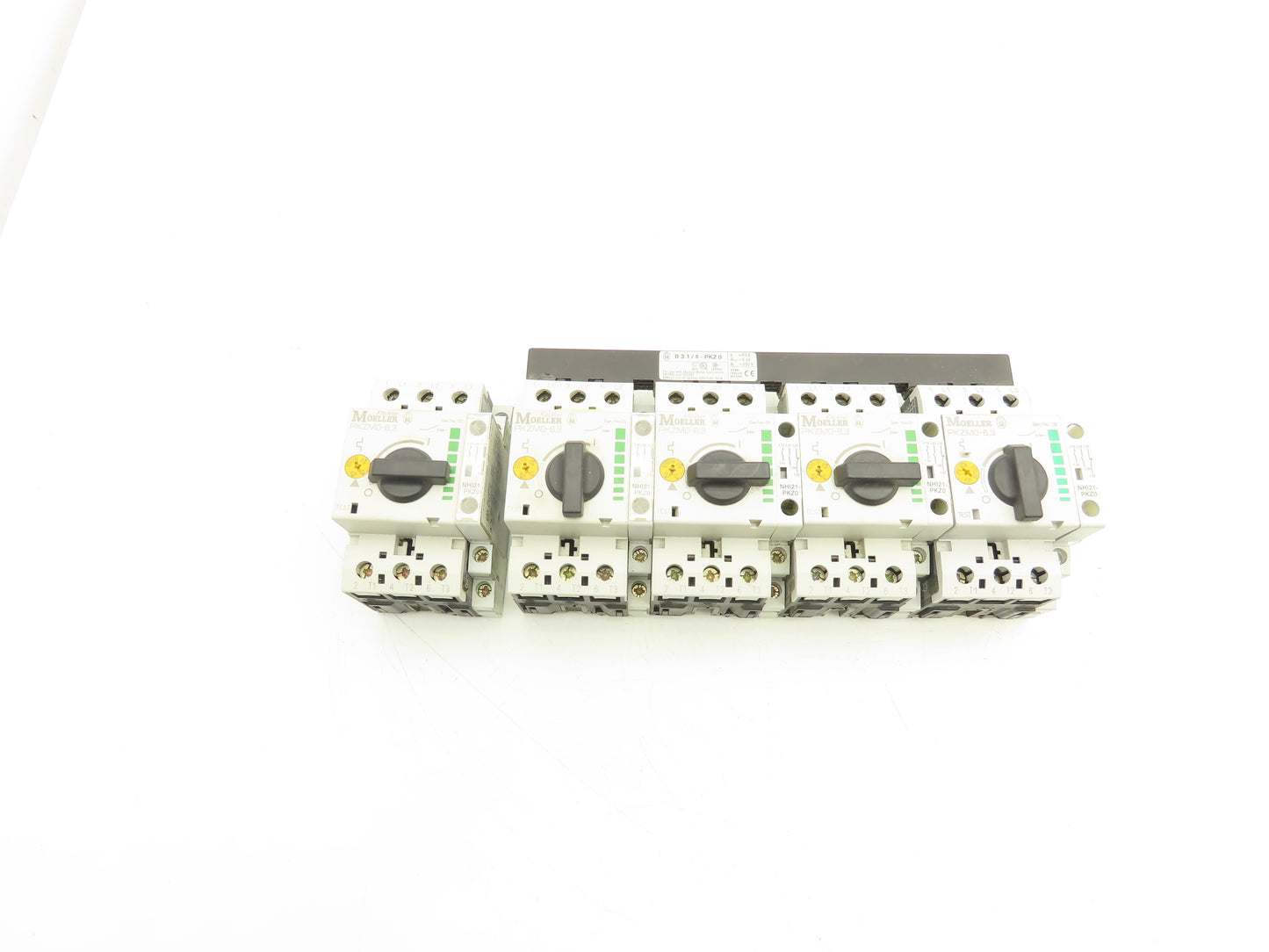 Moeller PKZMO63 PKZM0-6.3 Manual Motor Starter 6.3A 600VAC 3PH Lot Of 5