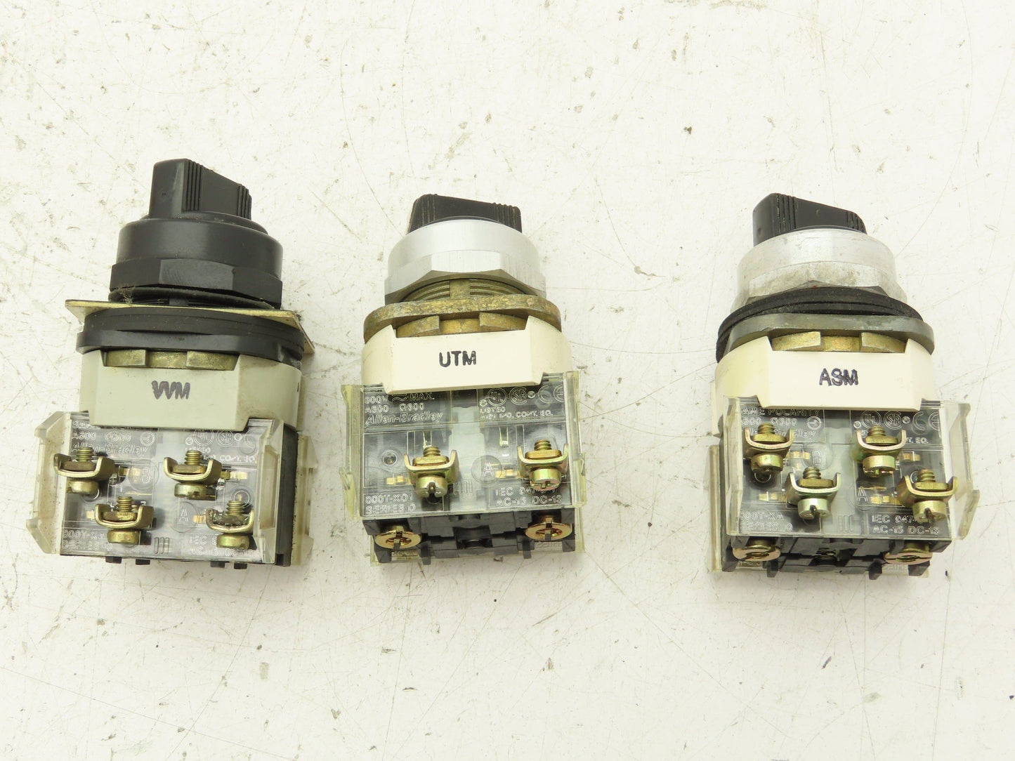 Allen Bradley 4 Position Selector Control Switches 30mm Lot of 3