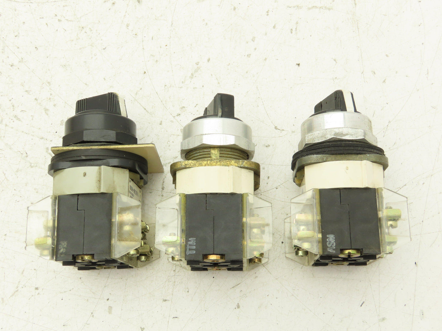Allen Bradley 4 Position Selector Control Switches 30mm Lot of 3