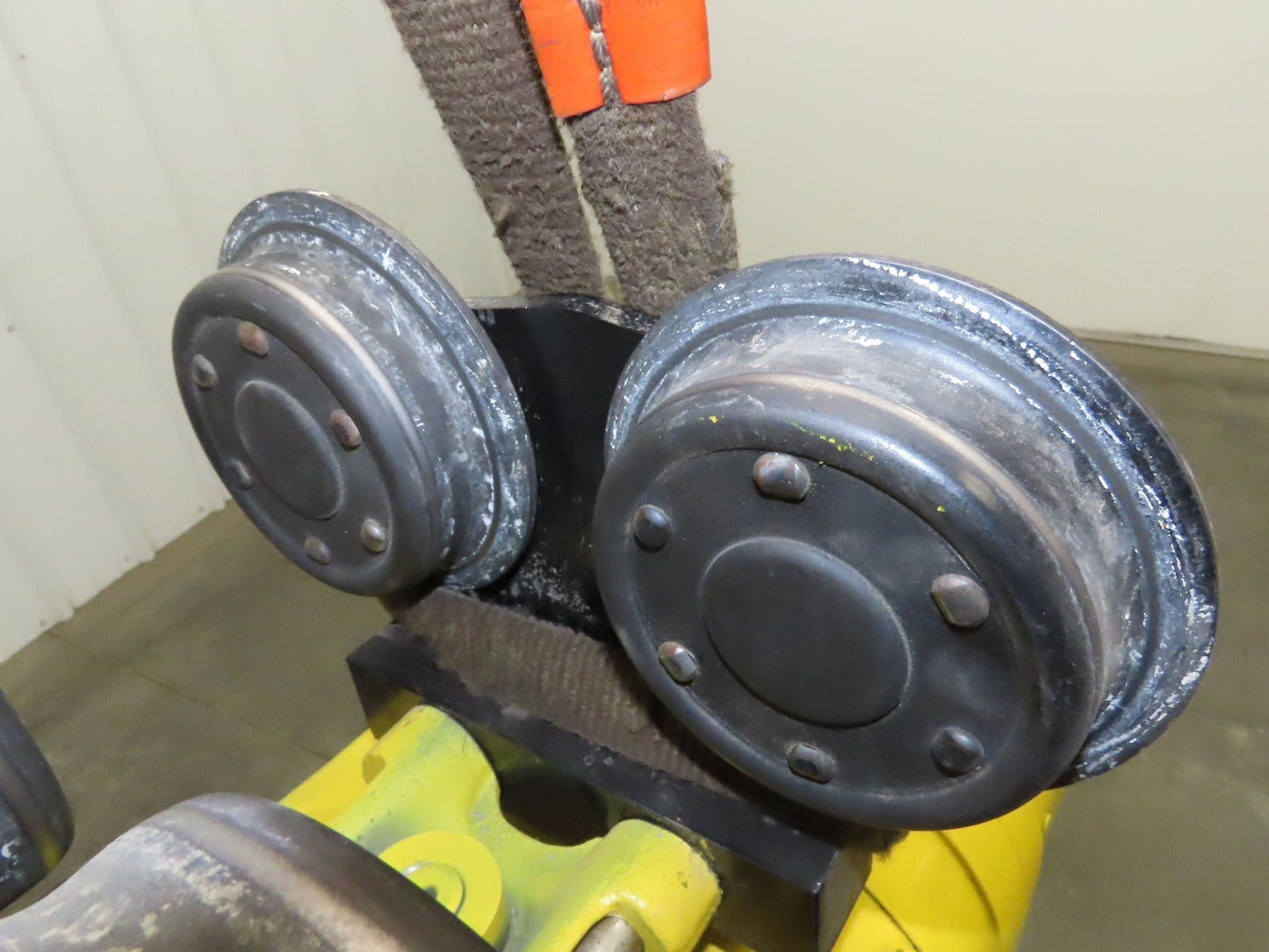 Yale KAL 1 Ton 2000Lb Pneumatic Air Chain Hoist 10' Lift Pendant w/Push Trolley