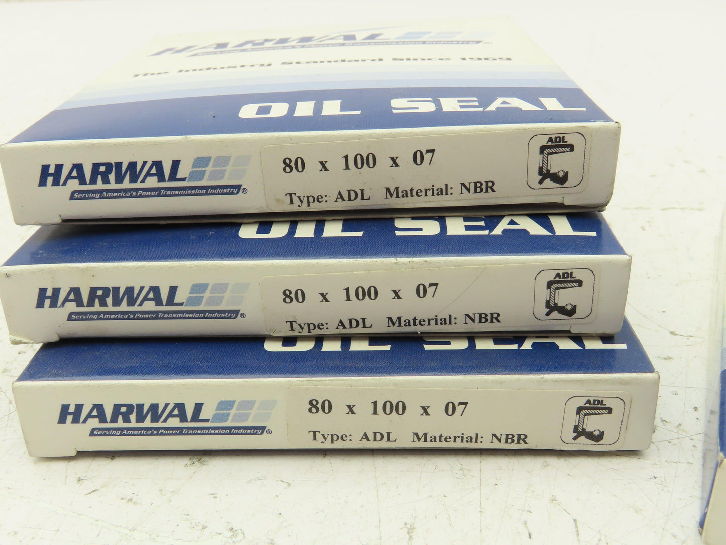 Harwal Oil Seal 80x100x7 ADL NBR Lot of 4