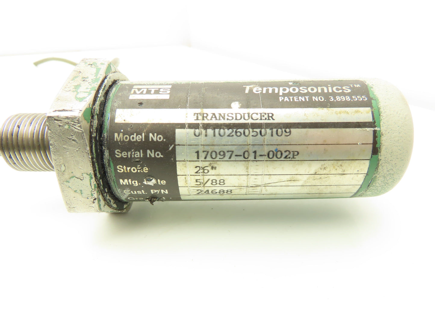MTS Temposonics Linear Cylinder Position Sensor 26" Stroke 33" Rod
