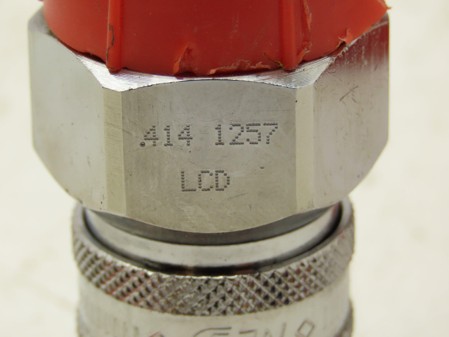 EJN 414 1257 Quick Disconnect Valved Fluid Coupler 3/4" Male Thread Lot of 6