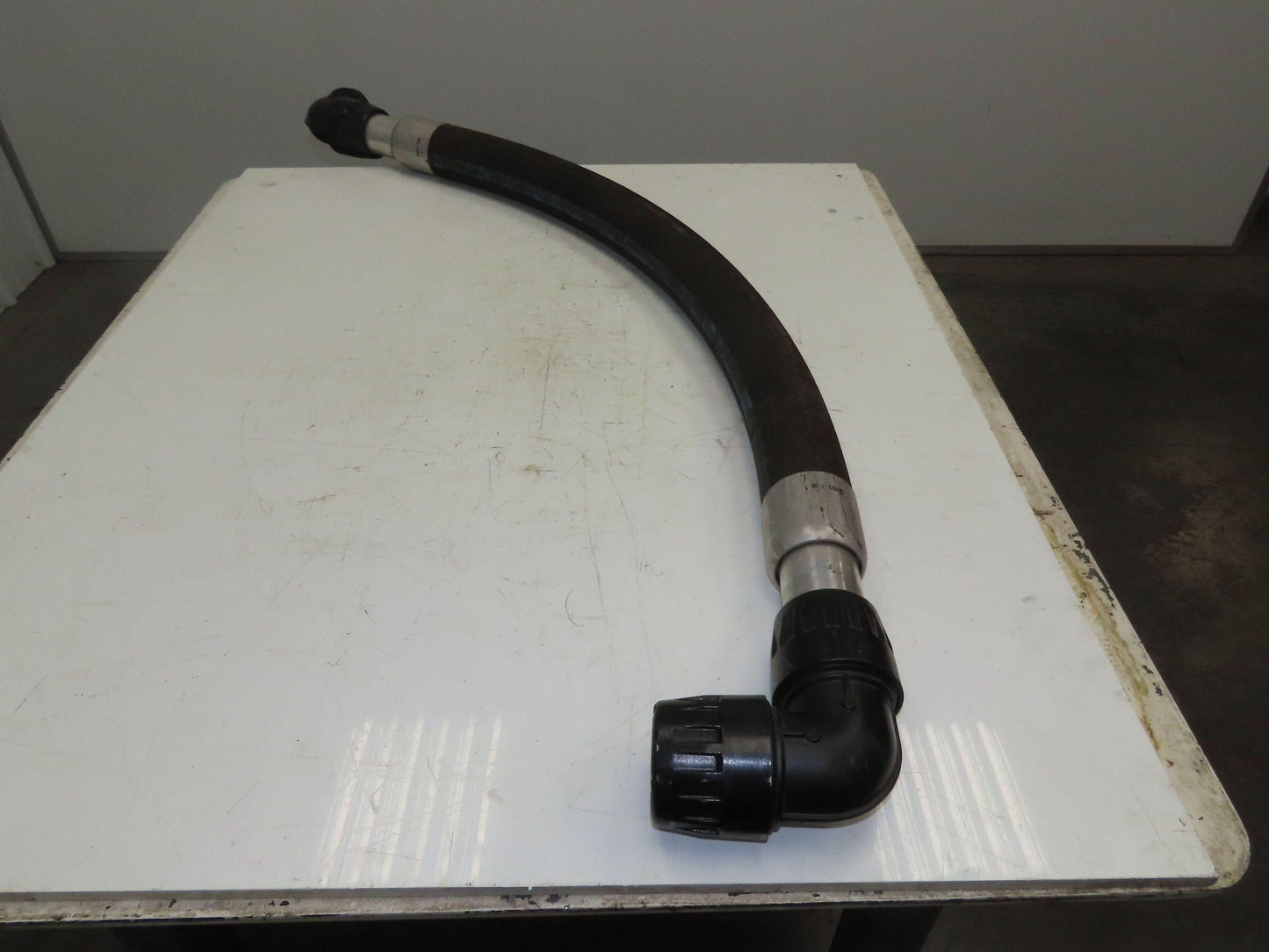 Transair 2.5"x 60" Flexible Air Hose Aluminum Pipe Fitting 90° Swivel Elbow DN63