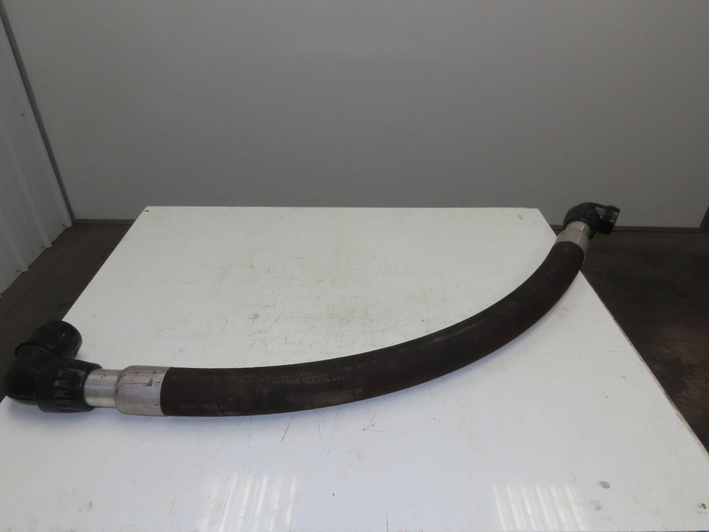 Transair 2.5"x 60" Flexible Air Hose Aluminum Pipe Fitting 90° Swivel Elbow DN63