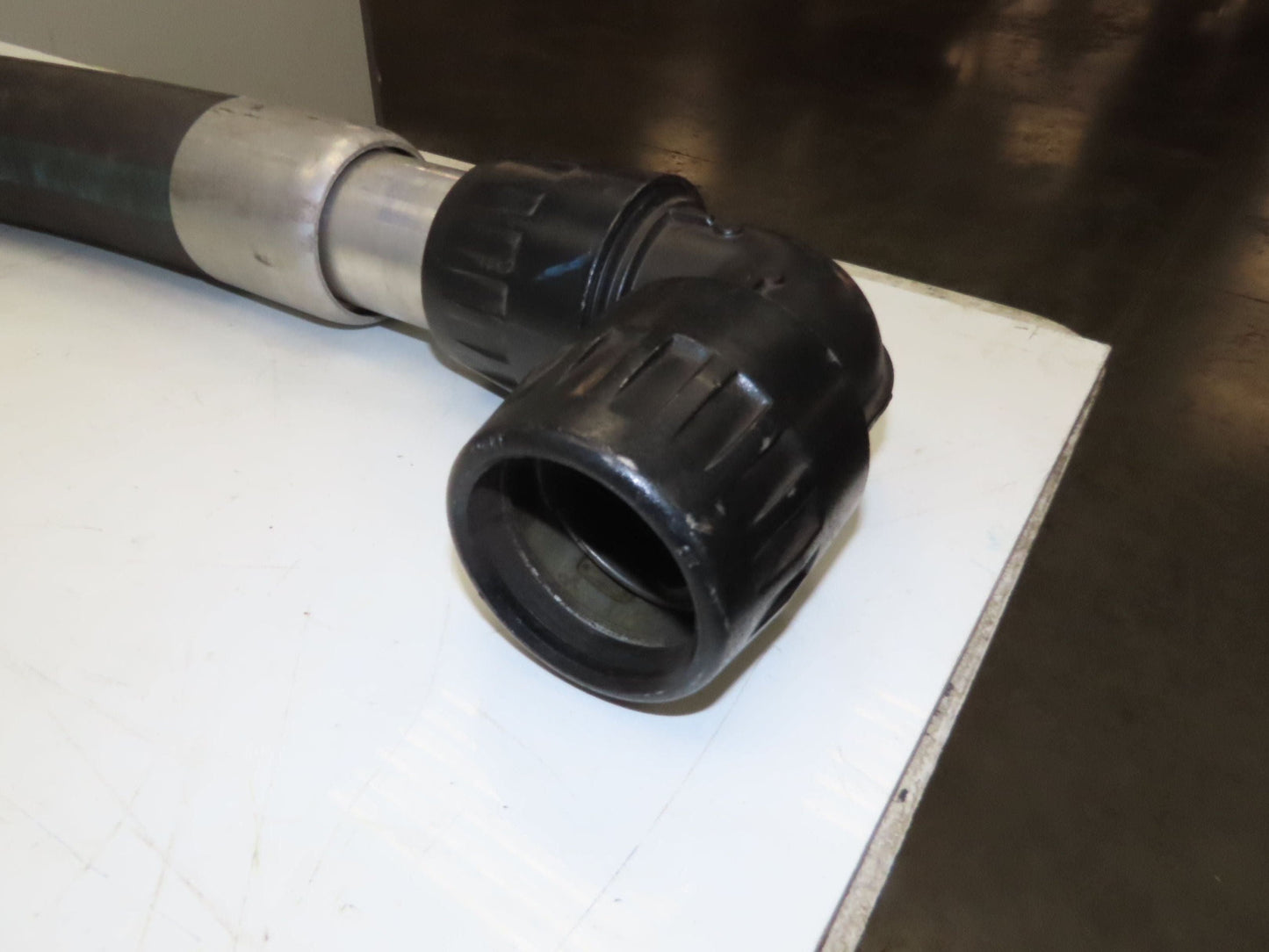 Transair 2.5"x 60" Flexible Air Hose Aluminum Pipe Fitting 90° Swivel Elbow DN63