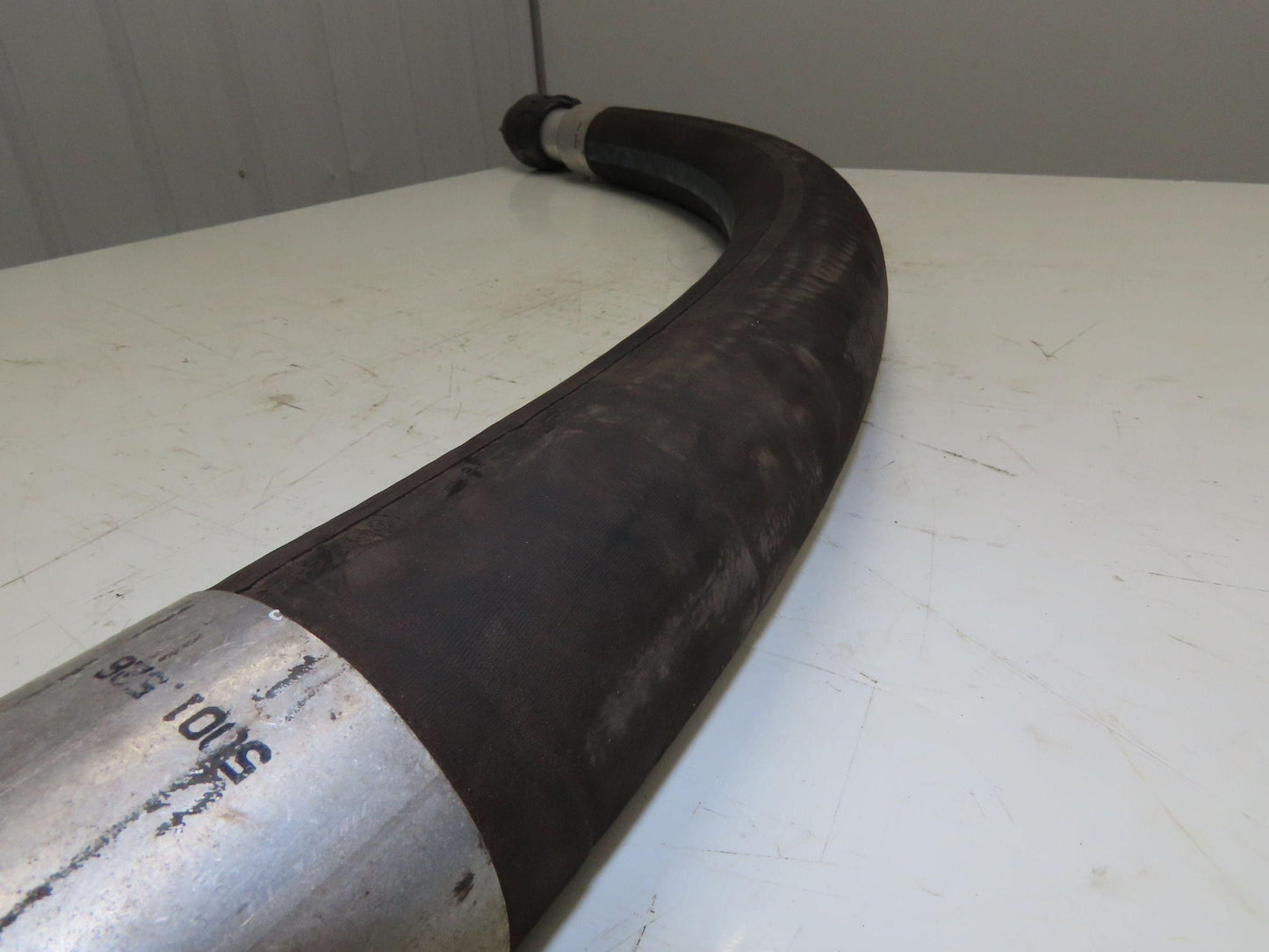 Transair 2.5"x 60" Flexible Air Hose Aluminum Pipe Fitting 90° Swivel Elbow DN63