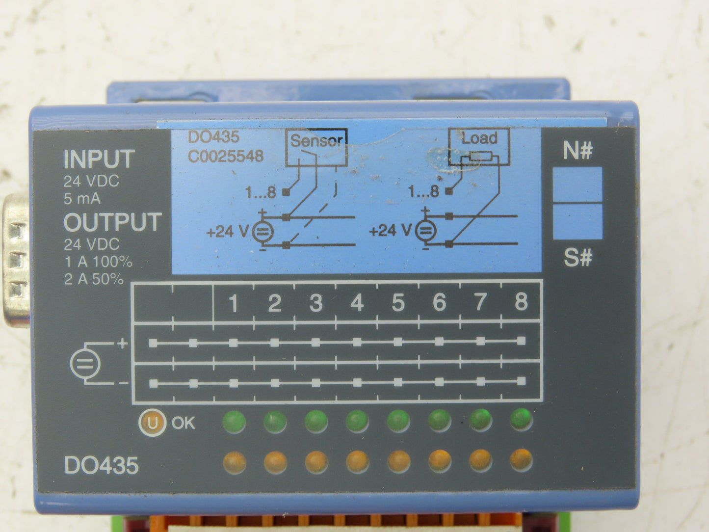 BR Automation 7DO435.7 Input Output Module 24VDC Terminal Blocks