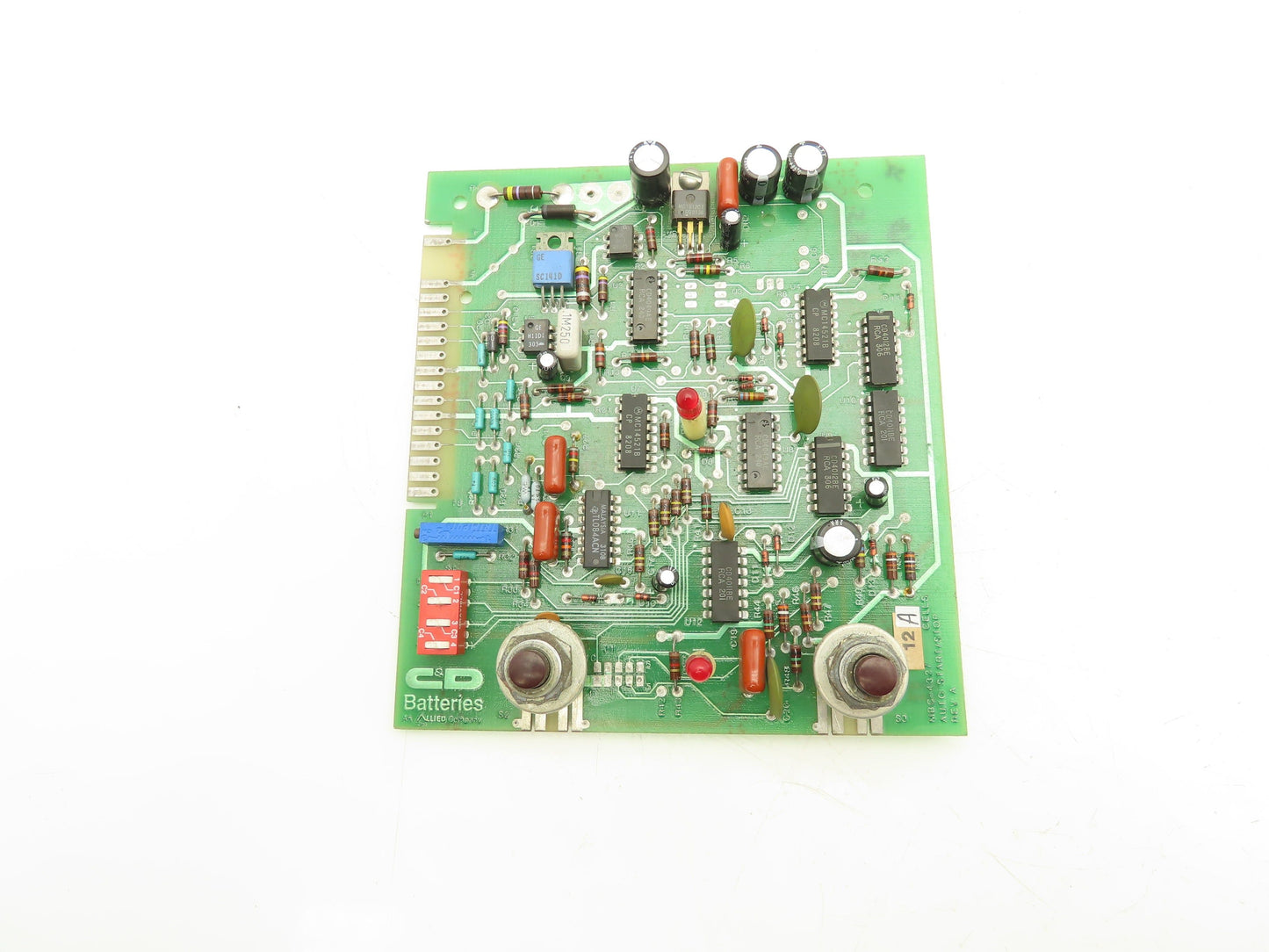 C&D Batteries MBC-4327 Forklift Battery Charger Control Board Rev A 12 Cell