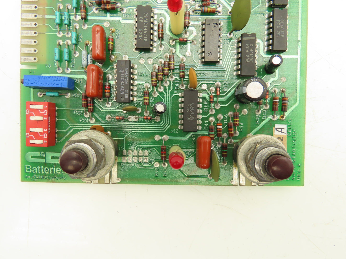 C&D Batteries MBC-4327 Forklift Battery Charger Control Board Rev A 12 Cell