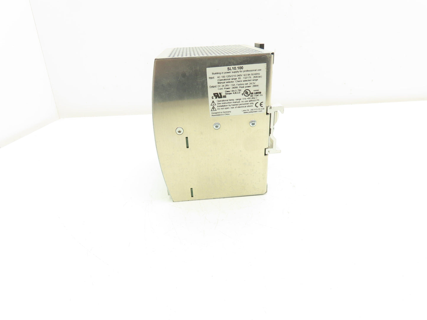 Puls SL10.100 Power Supply 100-120/220-240VAC 24VDC 10A