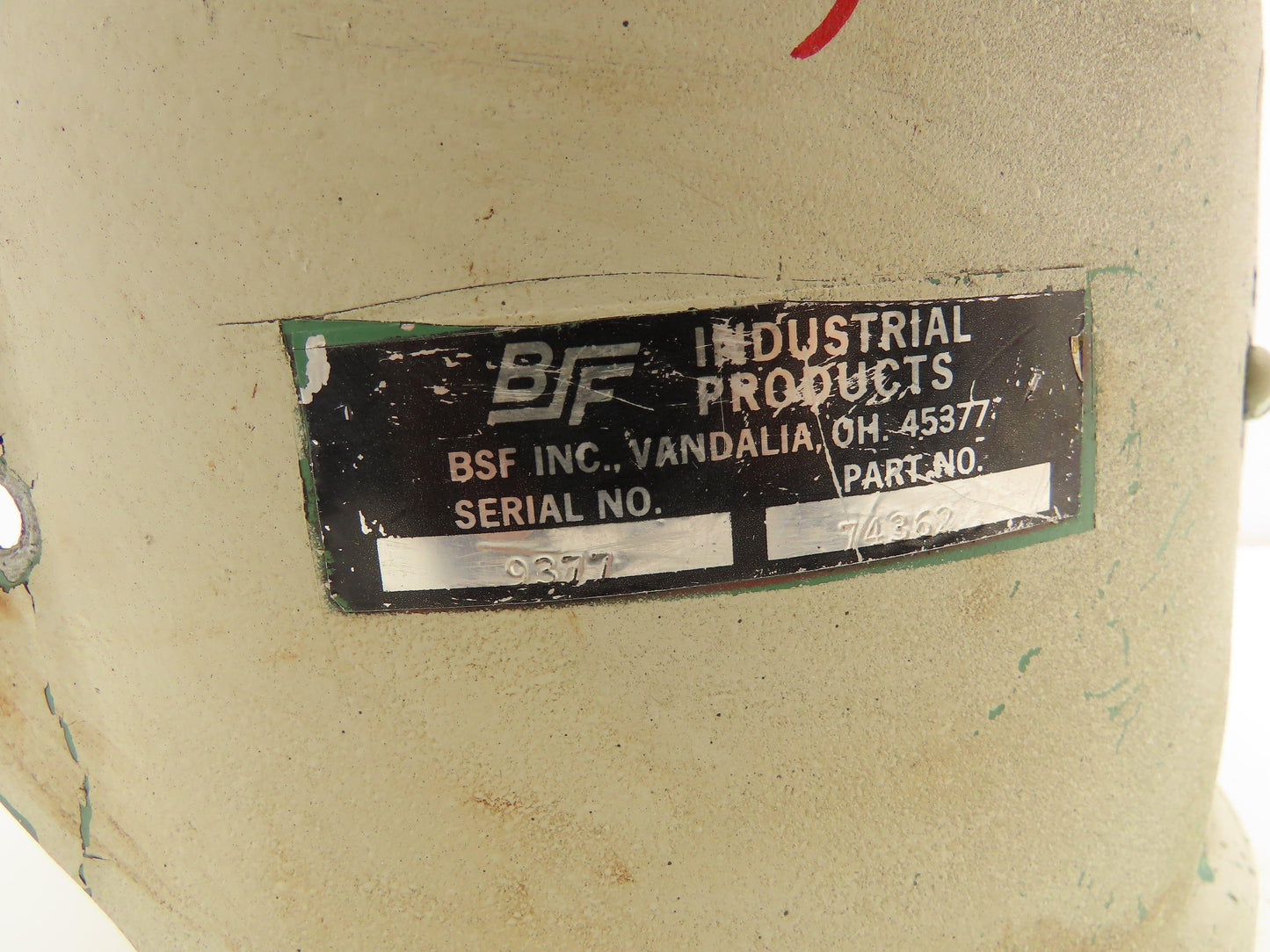 BSF 74362 NEMA 365T C-Face Motor Pump Adapter Steel Bell Housing 2-Bolt SAE-C
