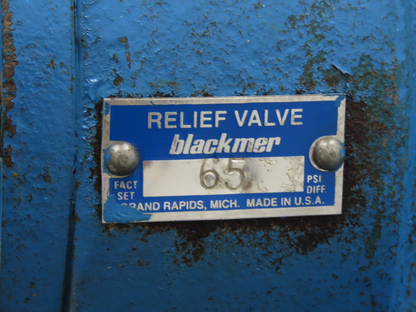 Blackmer XLW3F 3" Sliding Vane Pump Positive Displacement 5Hp 230/460V RH Inlet