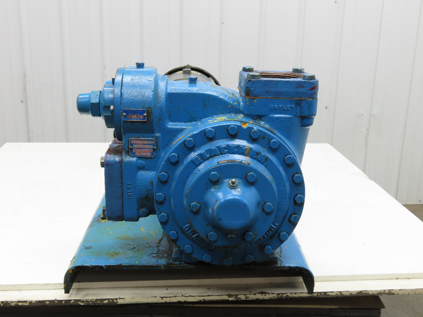 Blackmer XLW3F 3" Sliding Vane Pump Positive Displacement 5Hp 230/460V RH Inlet