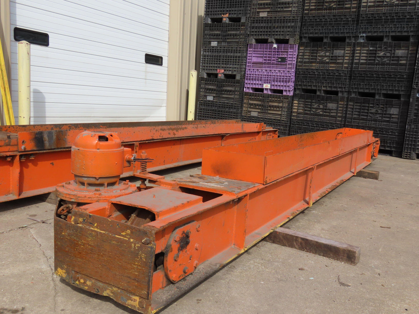 Cleveland Tramrail Motorized Gantry Crane End Truck Drive Floor Track 1.5Hp 480V