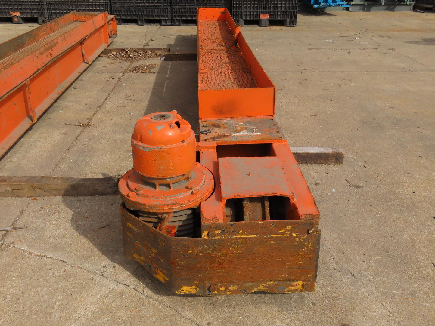 Cleveland Tramrail Motorized Gantry Crane End Truck Drive Floor Track 1.5Hp 480V