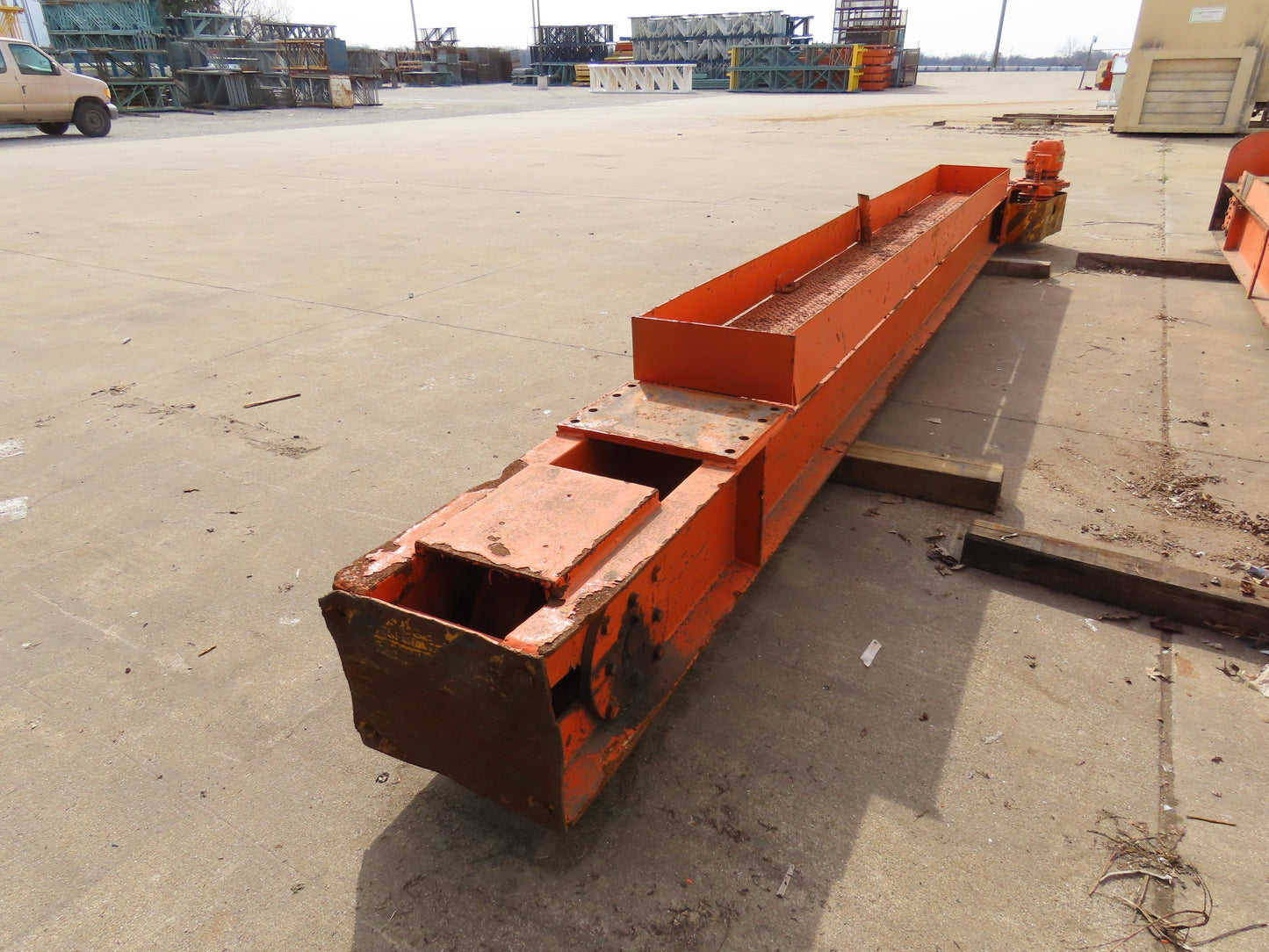 Cleveland Tramrail Motorized Gantry Crane End Truck Drive Floor Track 1.5Hp 480V
