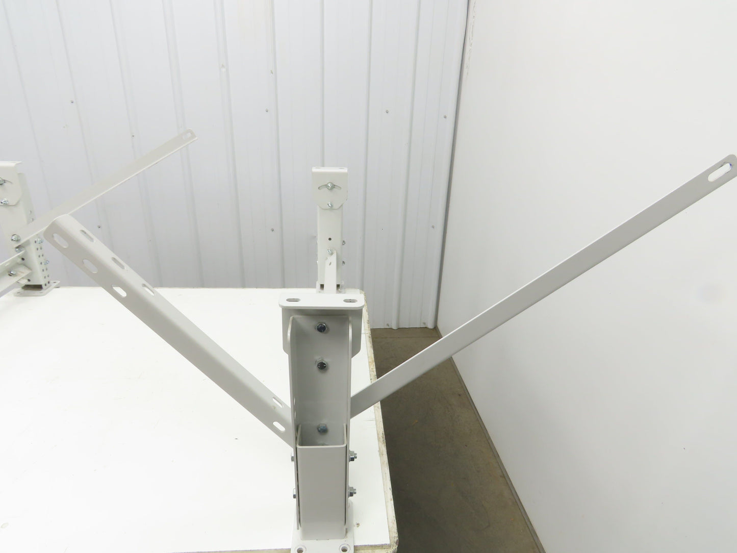 ConveyX Roller Conveyor Leg Support 39.5"W 16-20"H (Fits 42" Frame) Lot of 2