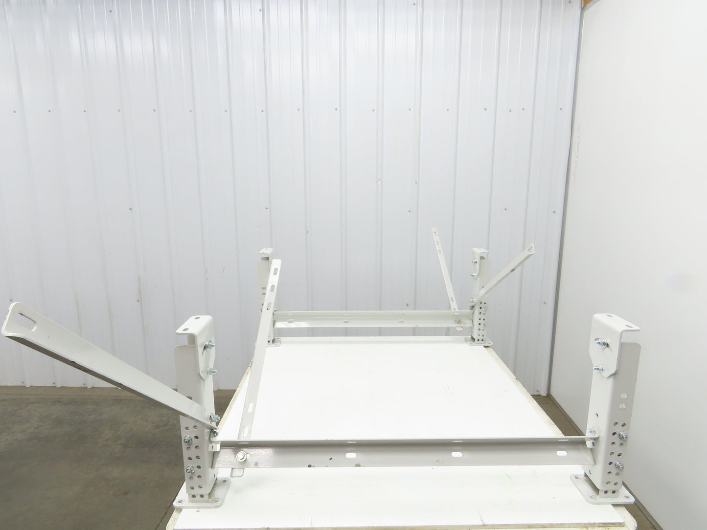 ConveyX Roller Conveyor Leg Support 39.5"W 16-20"H (Fits 42" Frame) Lot of 2