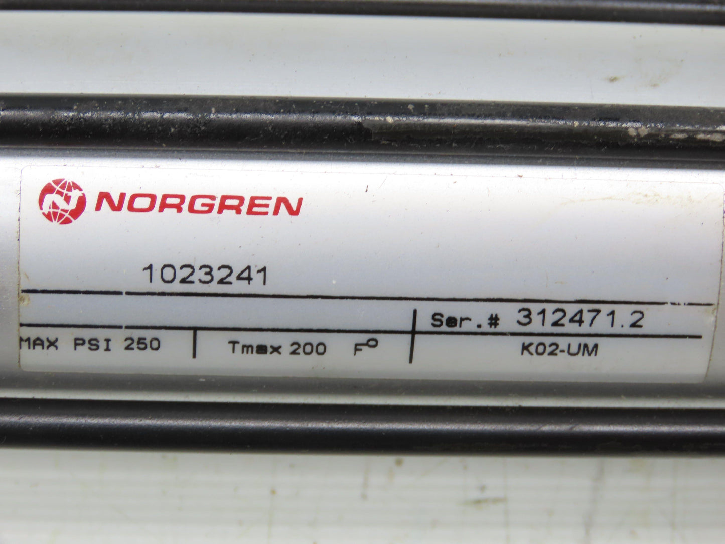 Norgren 1023241 Pneumatic Tie Rod Air Cylinder 1.5" Bore 42" Stroke 250 PSI