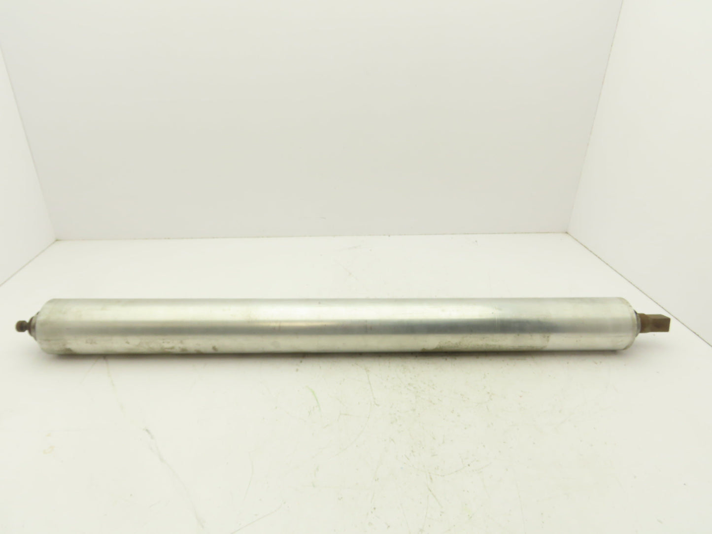 3.25"x 34" Aluminum Conveyor Pulley Roller 38" OAL 1.25" Shaft