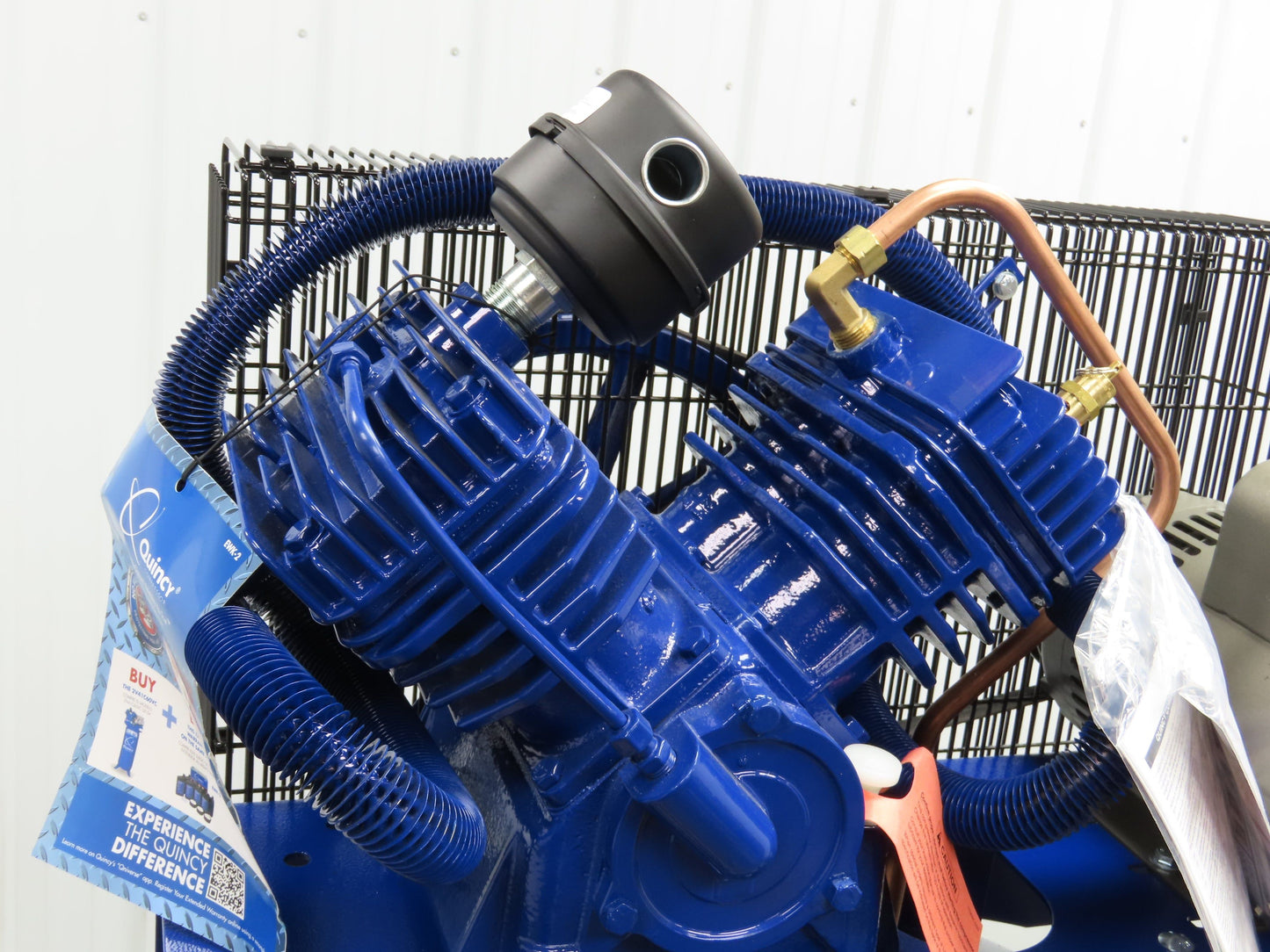 Quincy 2V41C60VC QT-54 Pro Air Compressor 5HP 60 Gal 15.2CFM Two-Stage 230V 1Ph