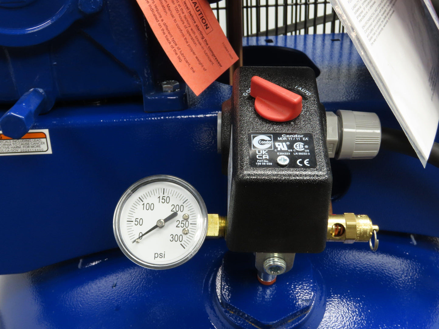 Quincy 2V41C60VC QT-54 Pro Air Compressor 5HP 60 Gal 15.2CFM Two-Stage 230V 1Ph