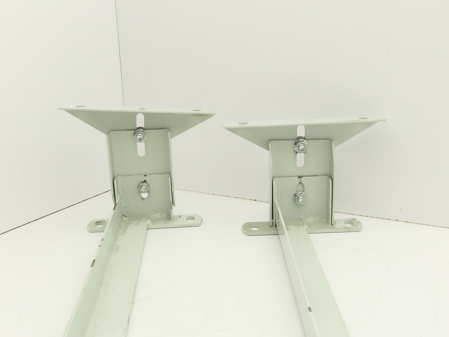 Hytrol 36"W Conveyor Leg Floor Support 4-5/8"-6-5/8"H Lot of 2