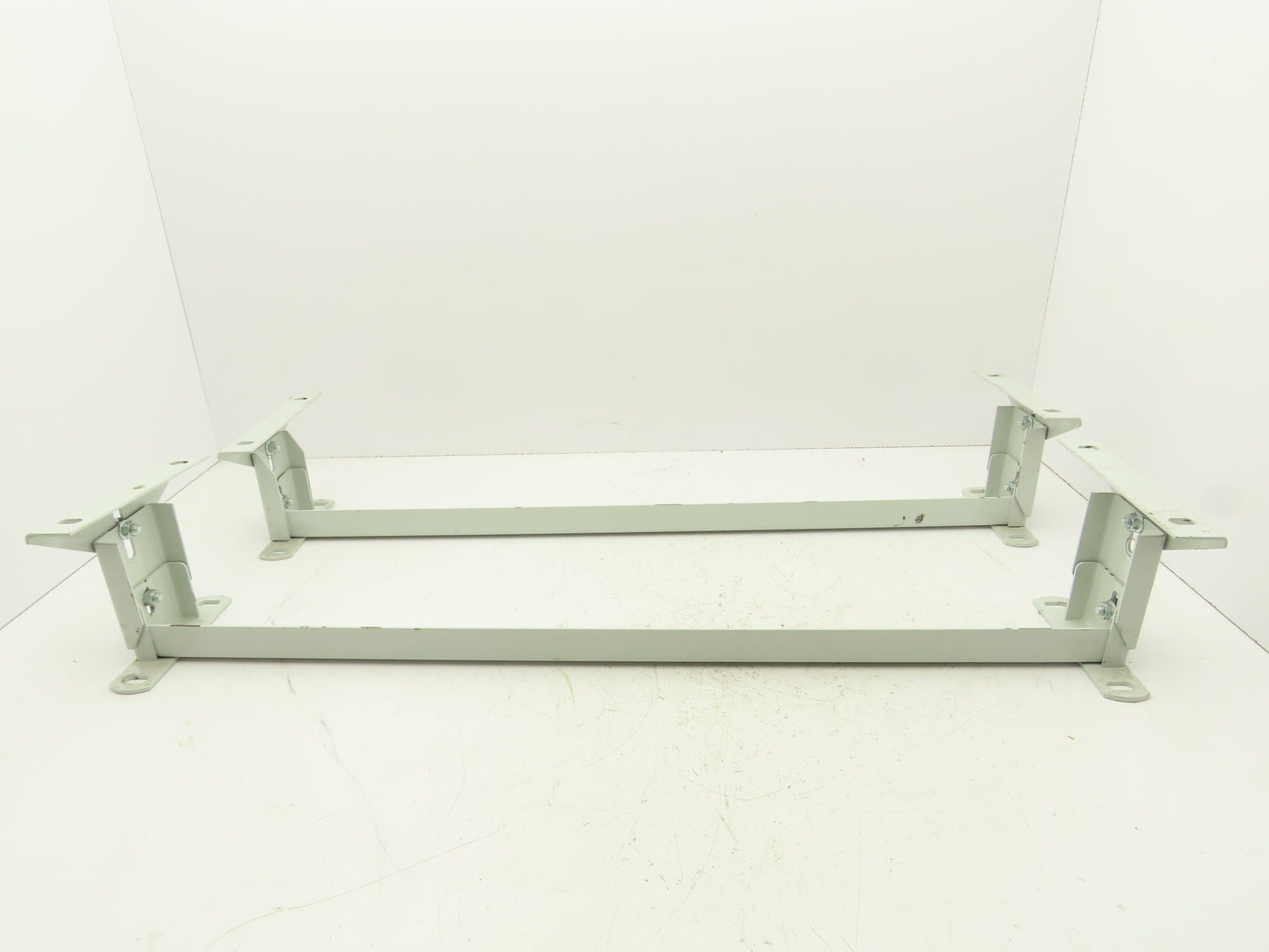 Hytrol 36"W Conveyor Leg Floor Support 4-5/8"-6-5/8"H Lot of 2