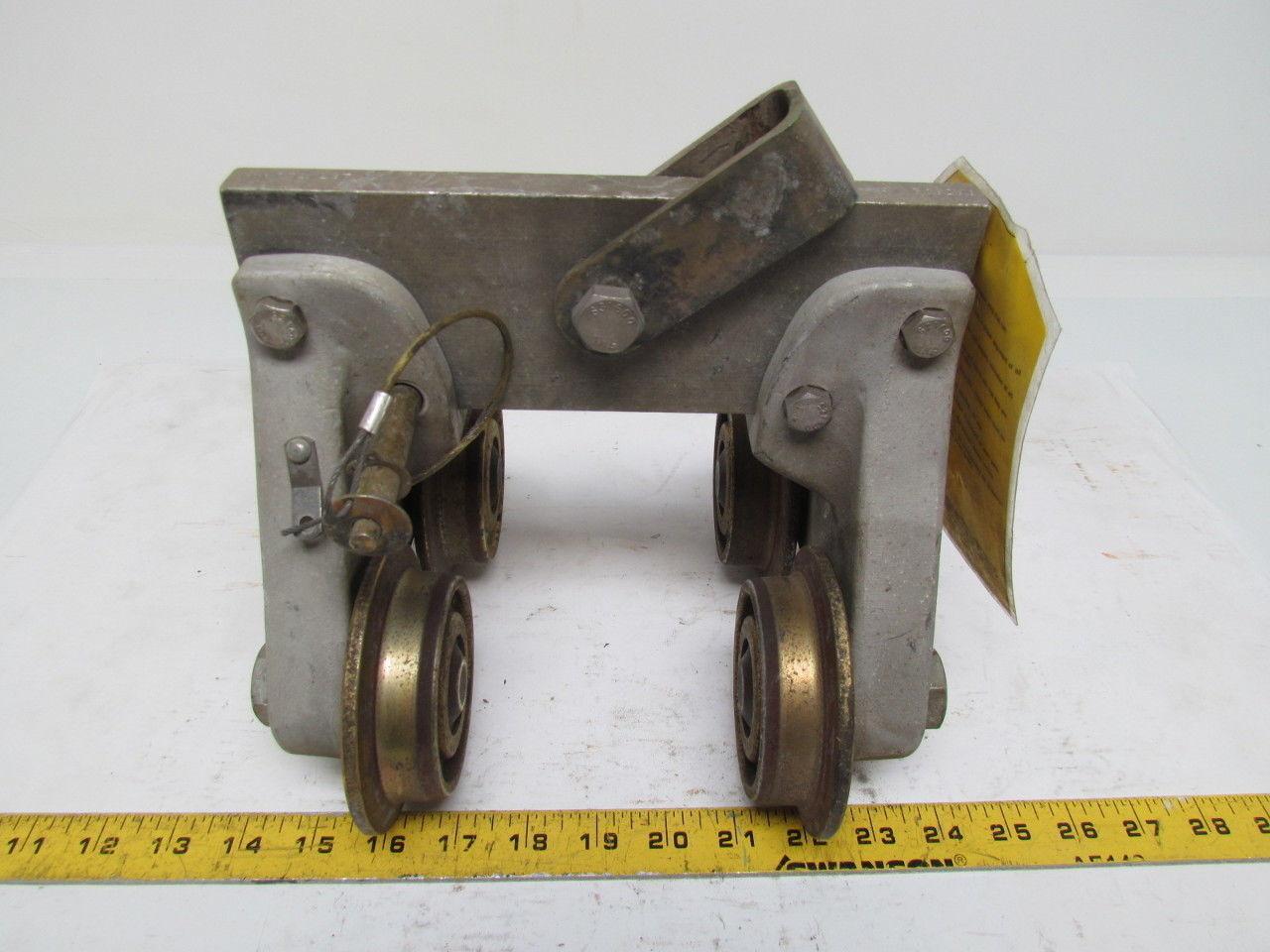Rose Mfg 506266 621629 Beam Glide Trolley 310Lb Fall Protection 620Lb S15x42.9