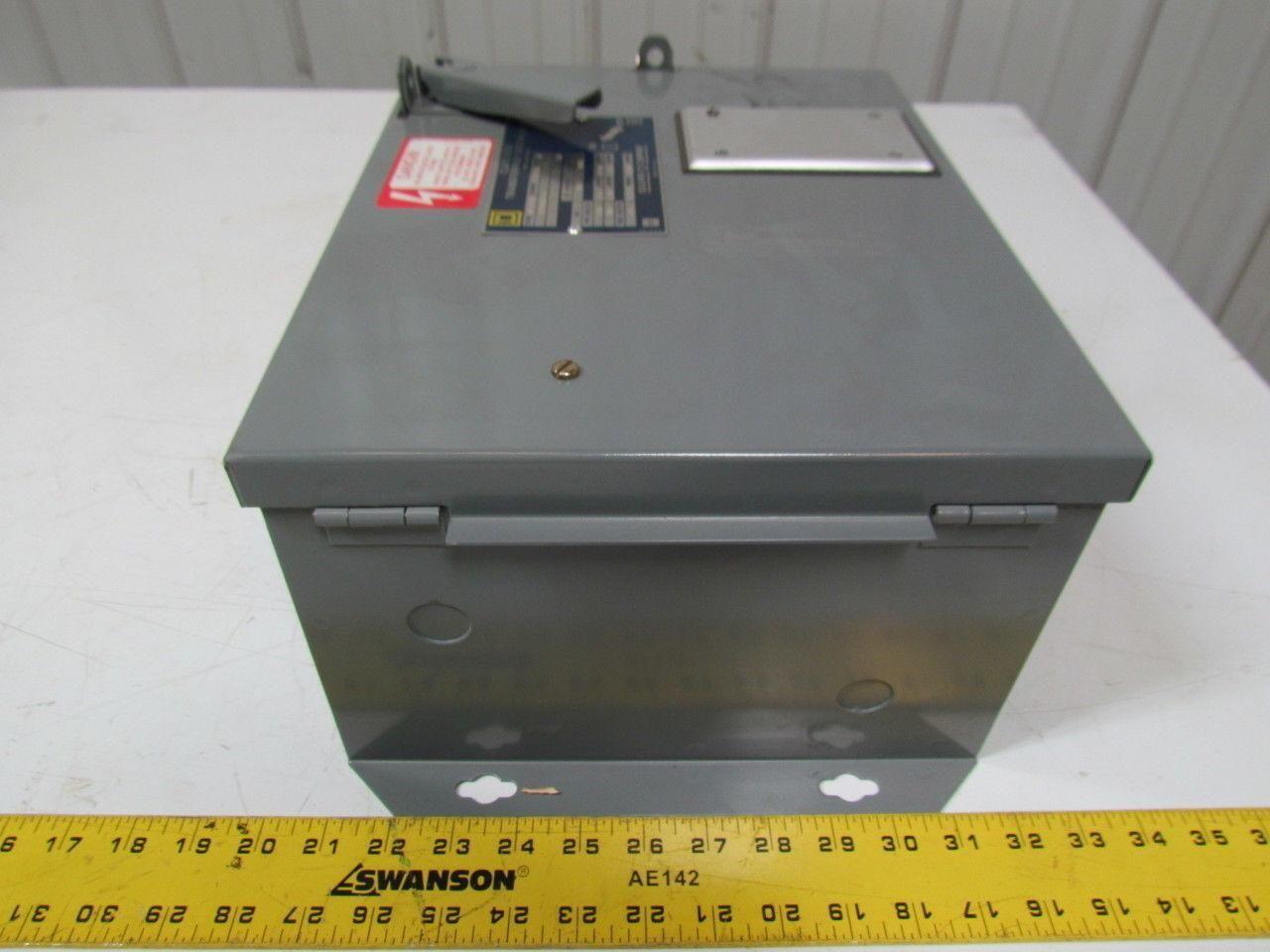 Square D SK5271U Power Transformer 1.0kva 600VAC Pri 230/460V Sec 115V