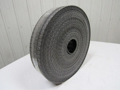 1 ply black interwoven conveyor belt 115ft x 3.5" x 0.205" thick