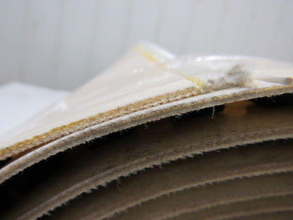 1-Ply Smooth Nylon Backed V Guide white Conveyor Belt 23' 9-1/4" X 43.5"