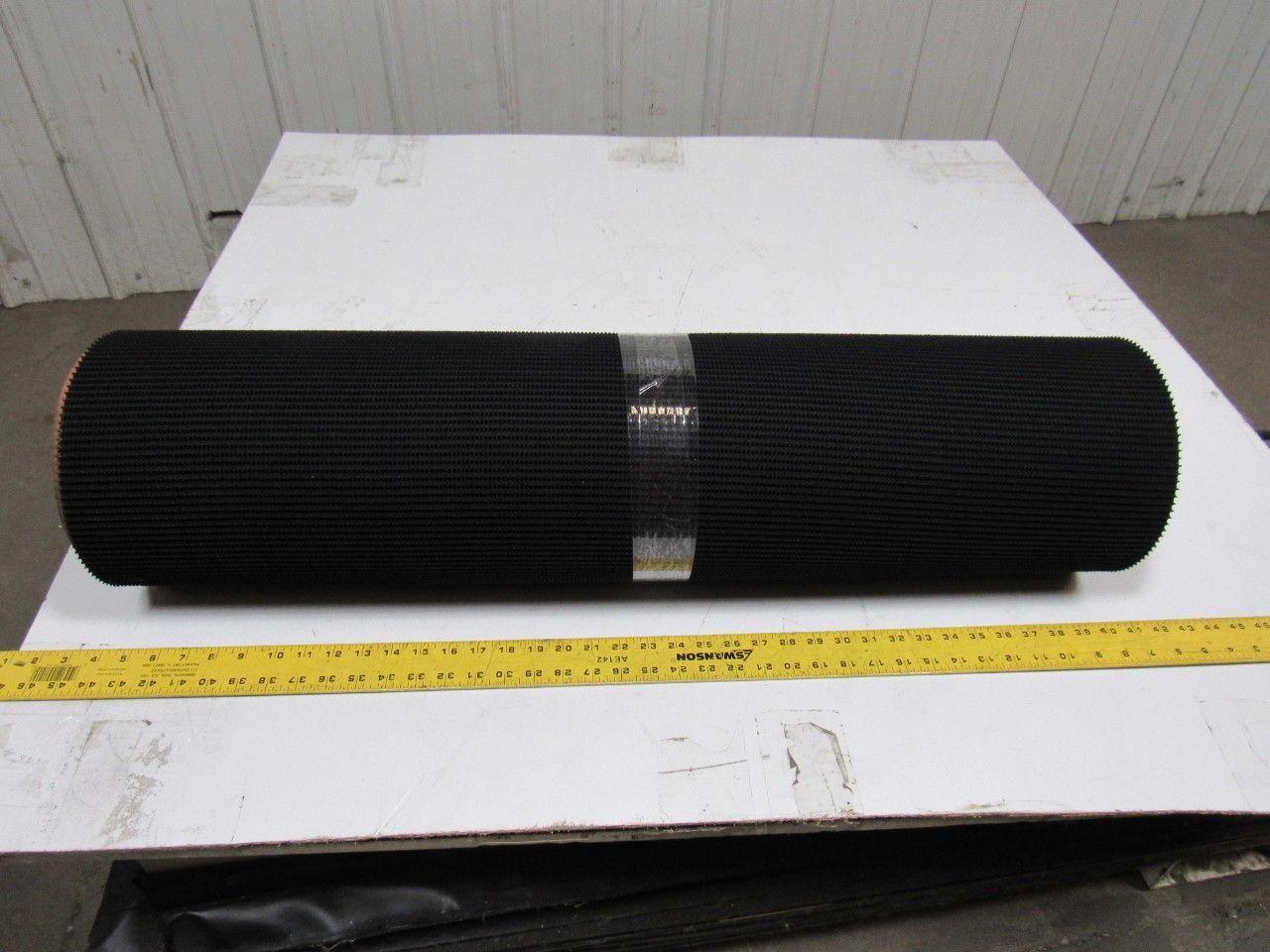 1-Ply Smooth Nylon Backed V Guide white Conveyor Belt 23' 9-1/4" X 43.5"