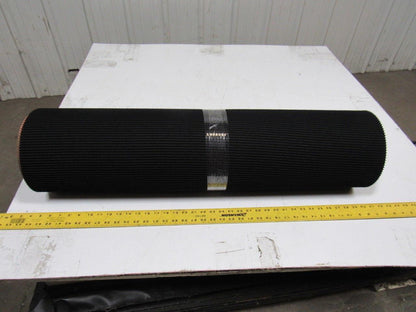 1-Ply Smooth Nylon Backed V Guide white Conveyor Belt 23' 9-1/4" X 43.5"