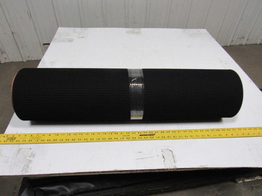 1-Ply Smooth Nylon Backed V Guide white Conveyor Belt 23' 9-1/4" X 43.5"