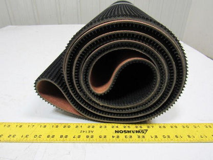 1-Ply Smooth Nylon Backed V Guide white Conveyor Belt 23' 9-1/4" X 43.5"