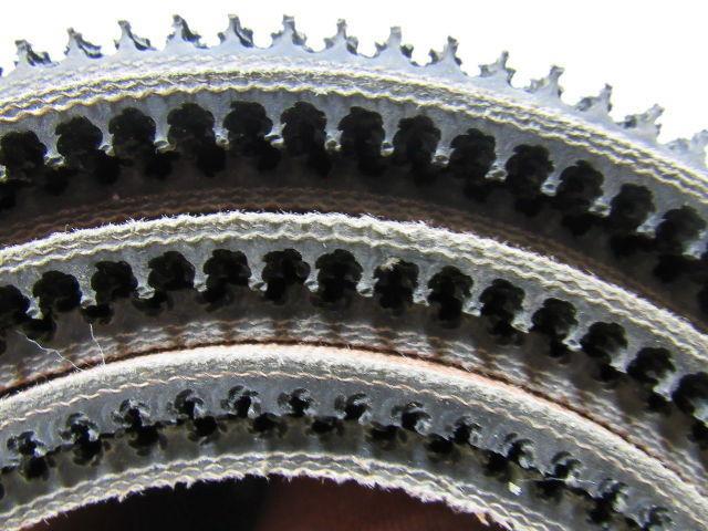 1-Ply Smooth Nylon Backed V Guide white Conveyor Belt 23' 9-1/4" X 43.5"